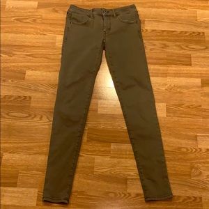AEO Olive Green Jeggings